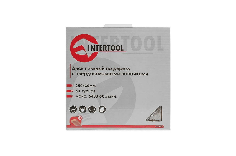 Диск пильный Intertool - 250 х 60T х 30 мм (CT-3052), фото №5