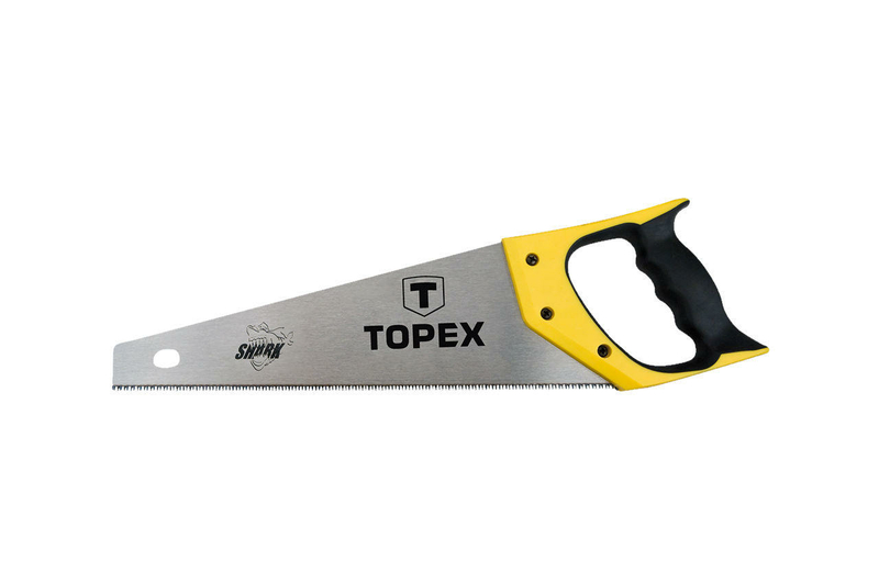 Ножовка по дереву Topex - 500 мм 7T х 1", тройная заточка Shark (10A450)