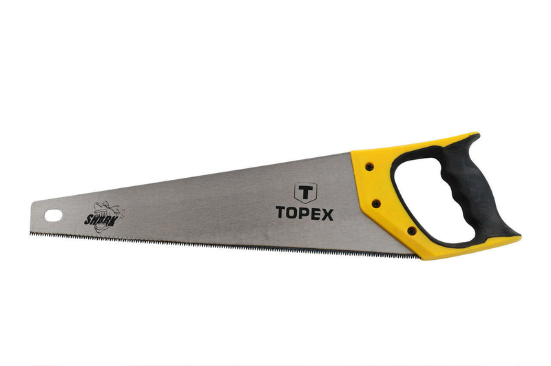 Ножовка по дереву Topex - 400 мм 11T х 1", тройная заточка Shark (10A442)