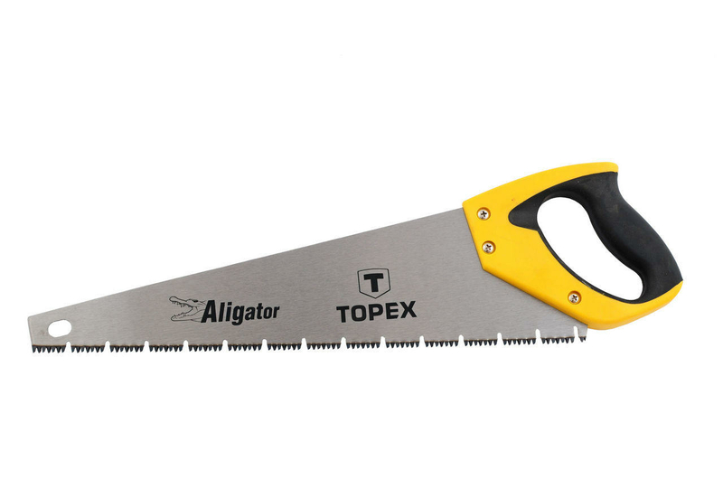 Ножовка по дереву Topex - 400 мм 7T х 1" x 3D Aligator (10A441), фото №2