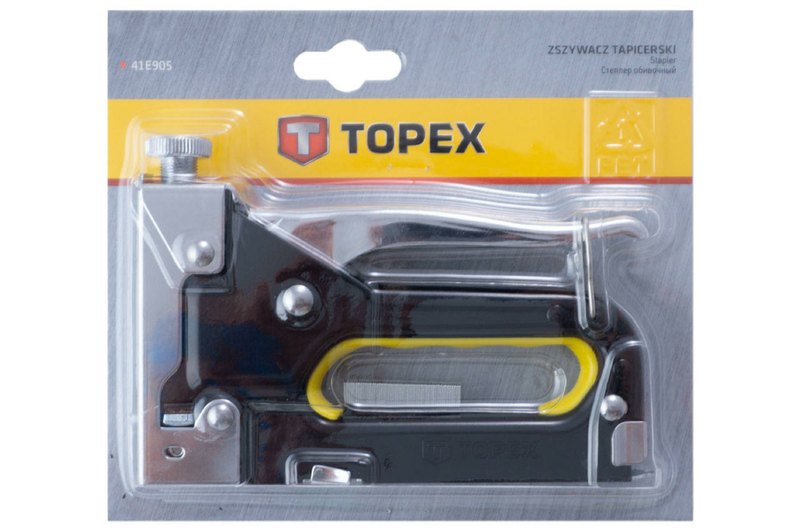 Степлер Topex - 6-14 мм металл 41E905 (41E905), фото №6