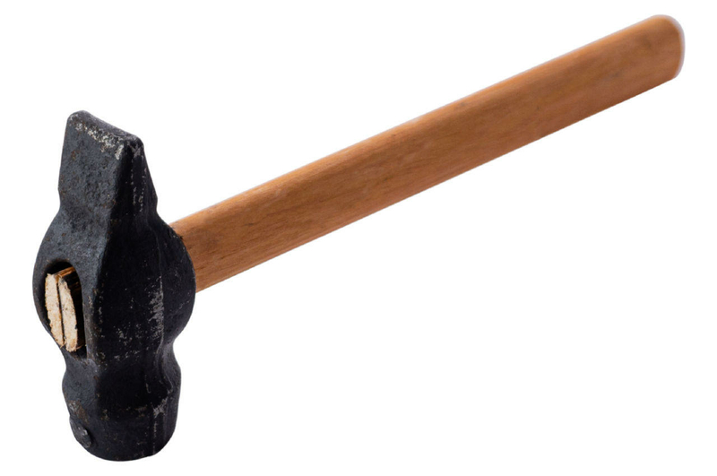 Молоток ТМЗ - 800 г круглый бойок, ручка дерево (0211), фото №3