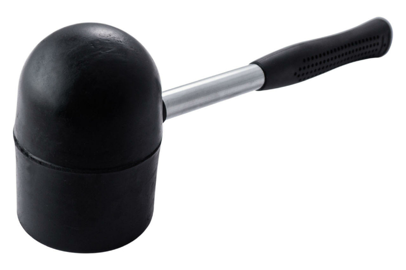Киянка Mastertool - 1250 г x 90 мм черная, ручка металл (02-1305), фото №3