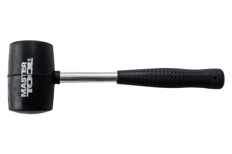 Киянка Mastertool - 340 г x 55 мм черная, ручка металл (02-1301), фото №2