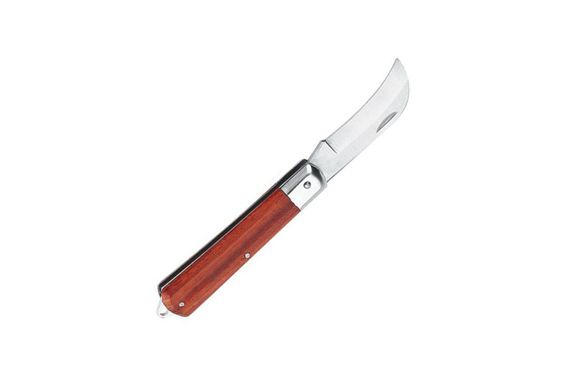 Нож электрика Intertool - 190 мм складной изогнутый (HT-0561), фото №2