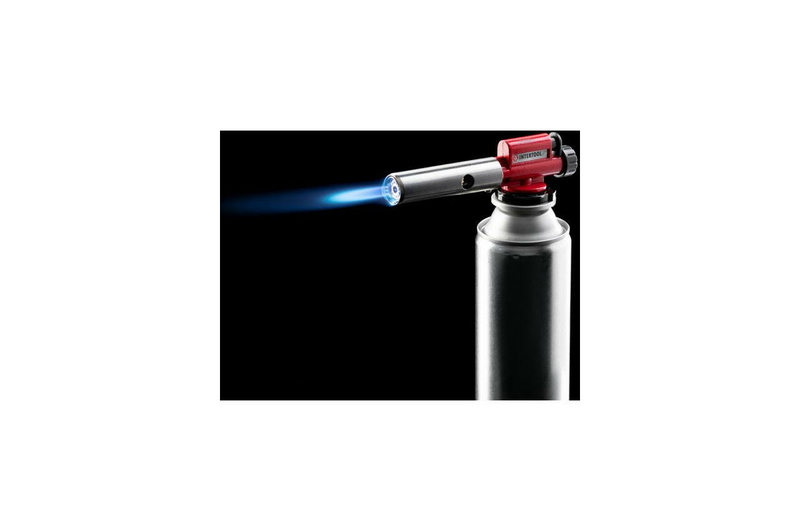 Горелка газовая c пьезоподжигом Intertool - цельнометаллический (GB-0027), фото №4