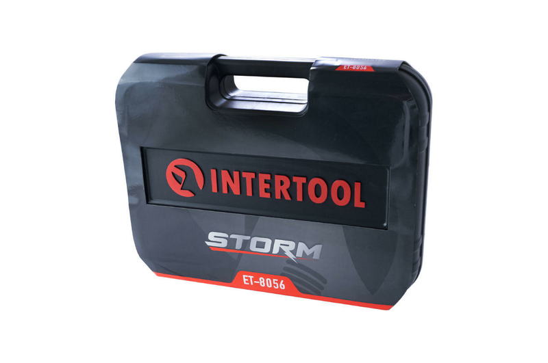 Набор инструмента Intertool - 1/2" 56 ед. Storm (ET-8056), фото №11