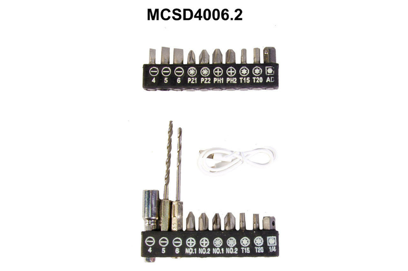 Отвертка аккумуляторная MPT - 4 В Li-Ion x 20 шт. (MCSD4006.2), numer zdjęcia 6