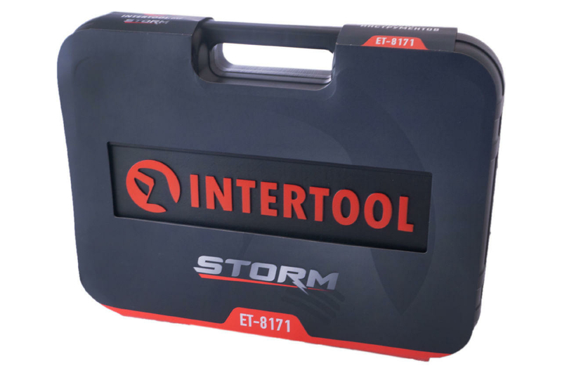 Набор инструмента Intertool - 1/4" x 3/8" x 1/2" 171 ед. Storm (ET-8171), numer zdjęcia 8