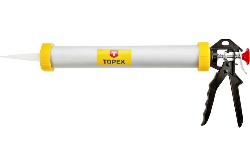 Пистолет для силикона Topex - тубус, 600 мл (21B360)