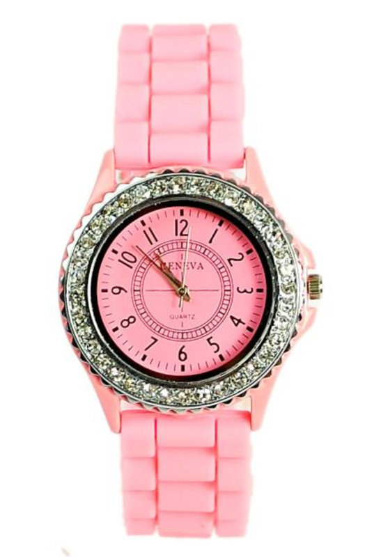 Часы женские GENEVA Luxury Женева Розовые