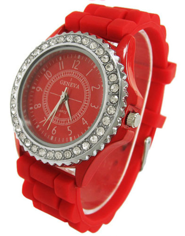 Часы женские GENEVA Luxury Женева Красные