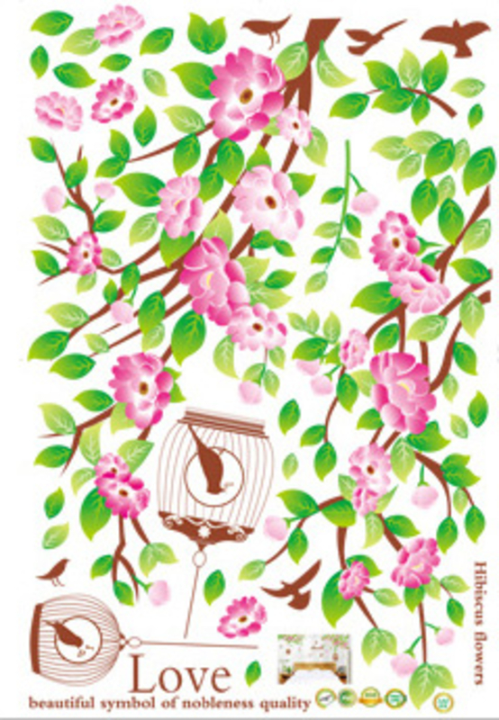 Интерьерная наклейка на стену Весна (bAM818) 170x70см, фото №3