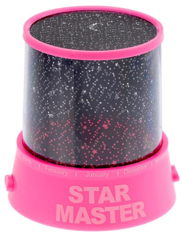 Проектор звездного неба Star Master с адаптером 220V, розовый, фото №2