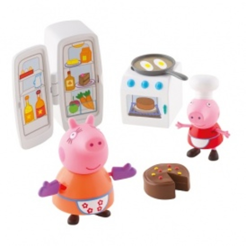 Игровой мини-набор Peppa - КУХНЯ ПЕППЫ (кухонная техника, 2 фигурки) от Peppa - под заказ