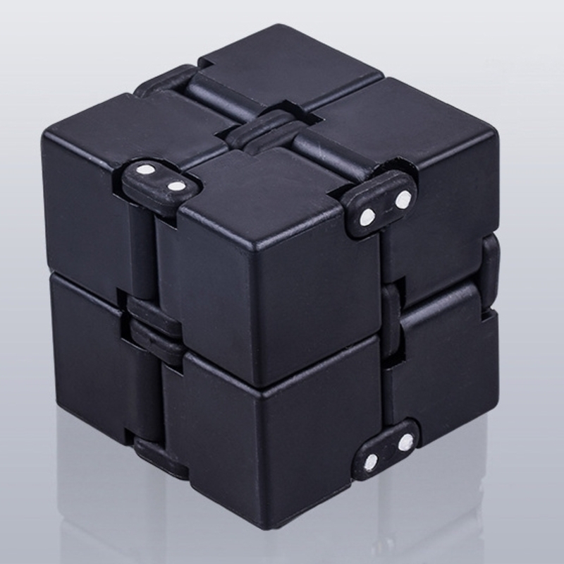 Бесконечный куб infinity cube полностью черный, фото №4
