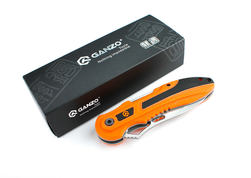 Нож складной Ganzo G621-O оранжевый, фото №5