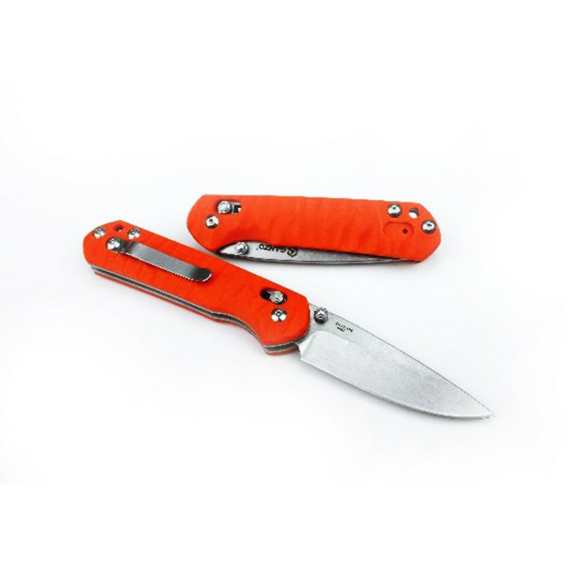 Нож складной Ganzo G717 оранжевый, фото №5