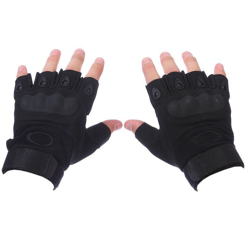 Тактические перчатки Oakley (Беспалый). - Black XL (oakley-black-xl), фото №6