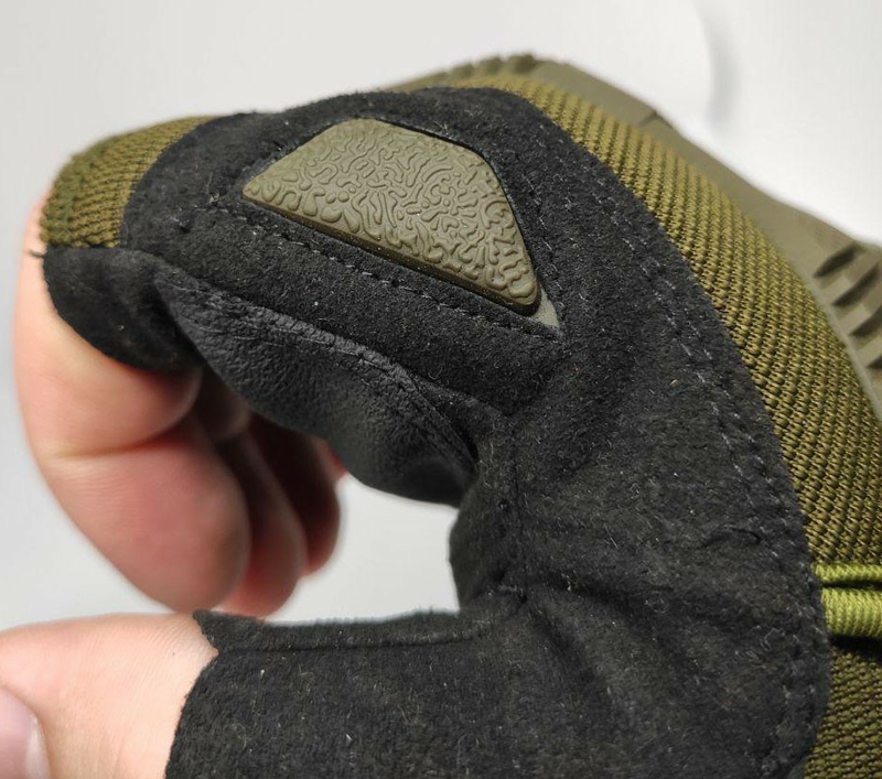 Тактические перчатки Mechanix (Беспалый). - Khaki L (m-pact1-olive-L), photo number 6