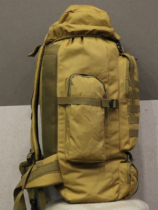 Тактический (туристический) рюкзак  на 70 литров Coyote (ta70 песок), фото №11
