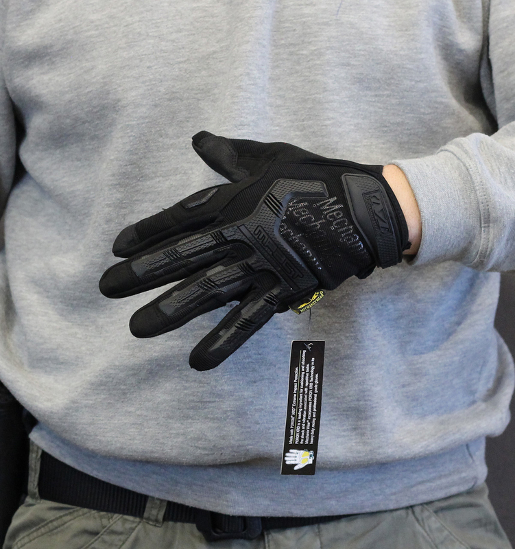 Тактические перчатки Mechanix Contra PRO. - Black (Mex-black-L), фото №6