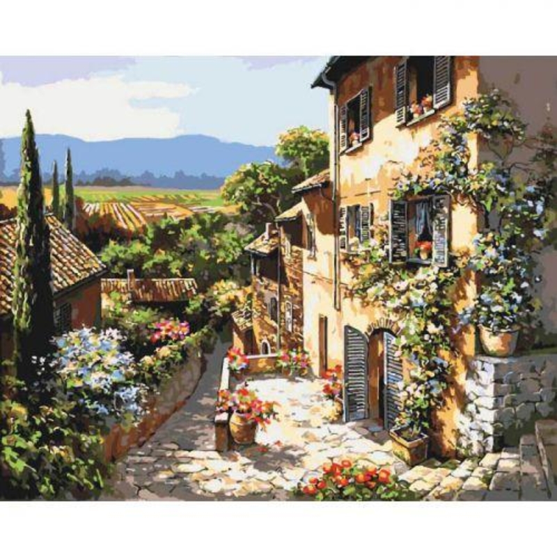 Картина по номерам "Пейзажи Тосканы" КНО2232