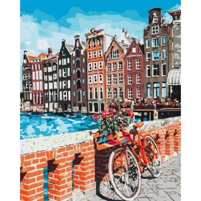 Картина по номерам "Каникулы в Амстердаме" КНО3554