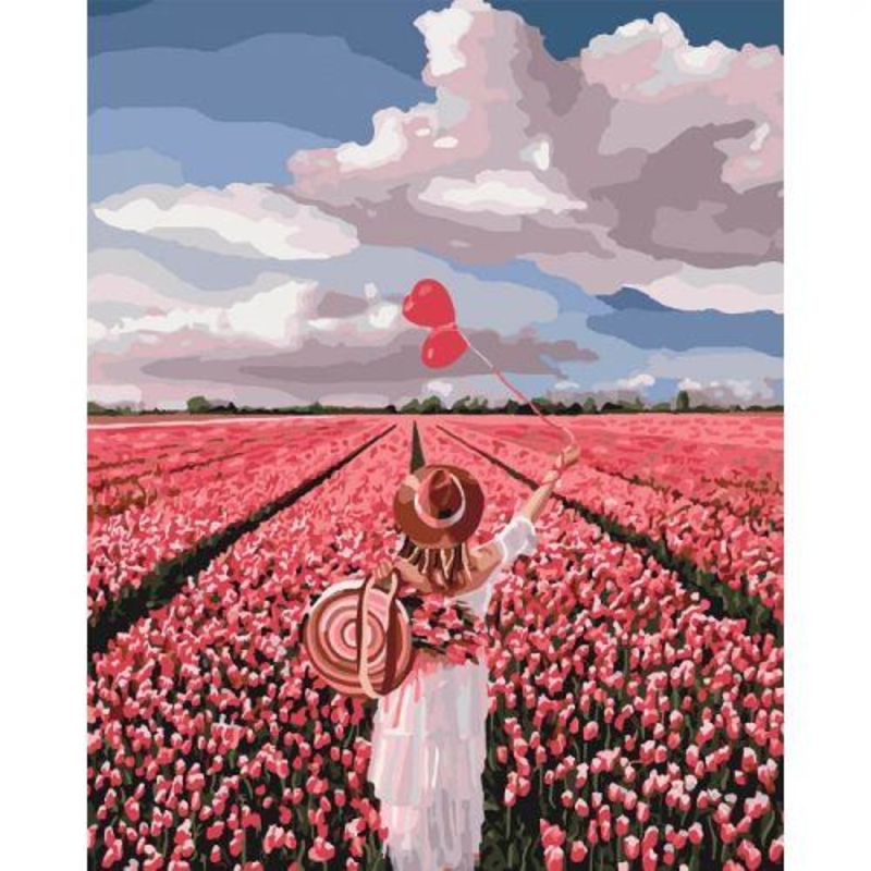 Картина по номерам "Розовая мечта" КНО4603