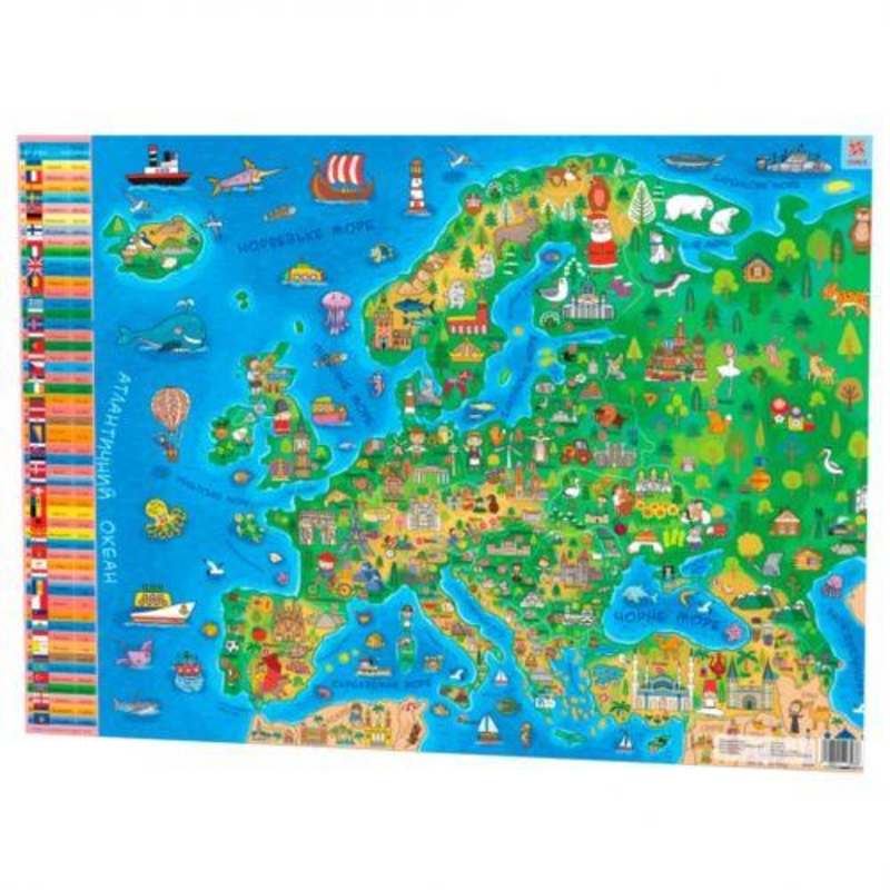 Карта Европы, А1 120328