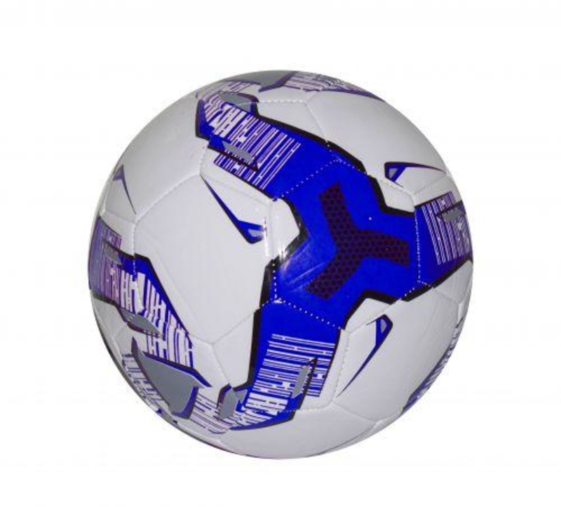 Мяч футбольный размер №5 (бело-синий) BT-FB-0161