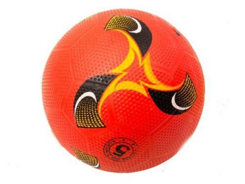 Мяч футбольный, резиновый (красный) BT-FB-0148