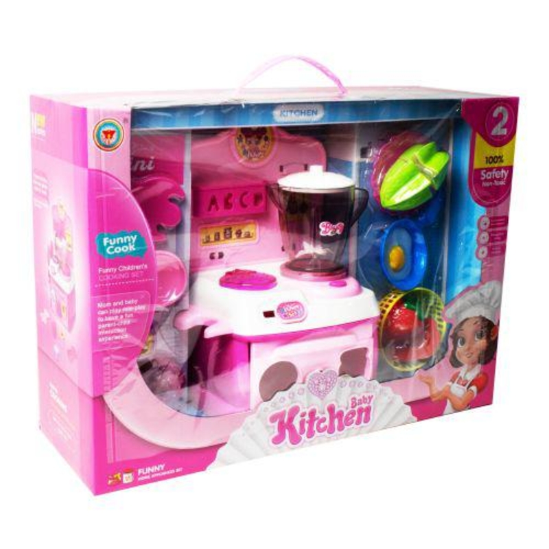 Кухонный набор "Baby Kitchen" (плита, посудка, продукты) A306