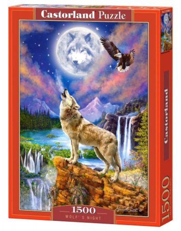 Пазлы "Ночь волка", 1500 элементов С-151806