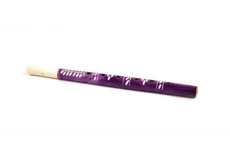 Дудочка с резьбой (фіолетова), 32 см Д214бу-4