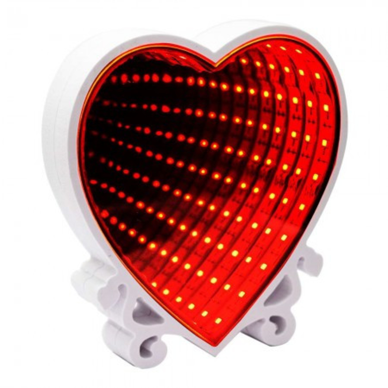 Светильник Бесконечность Сердце (красный), фото №2