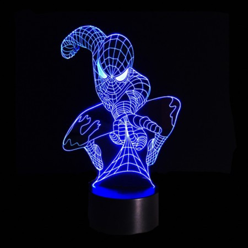 3D Светильник Спайдермен 7-1, фото №2