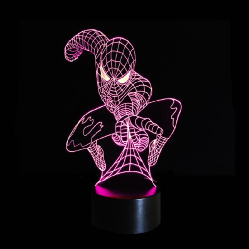 3D Светильник Спайдермен 7-1, фото №4