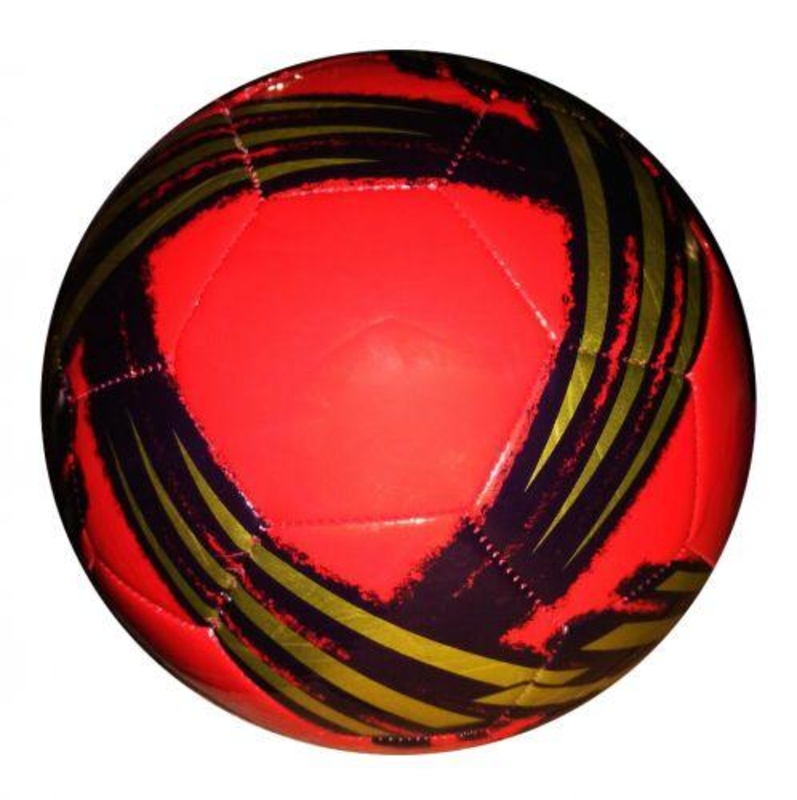 Мяч футбольный 2-х слойный (красный) BT-FB-0185