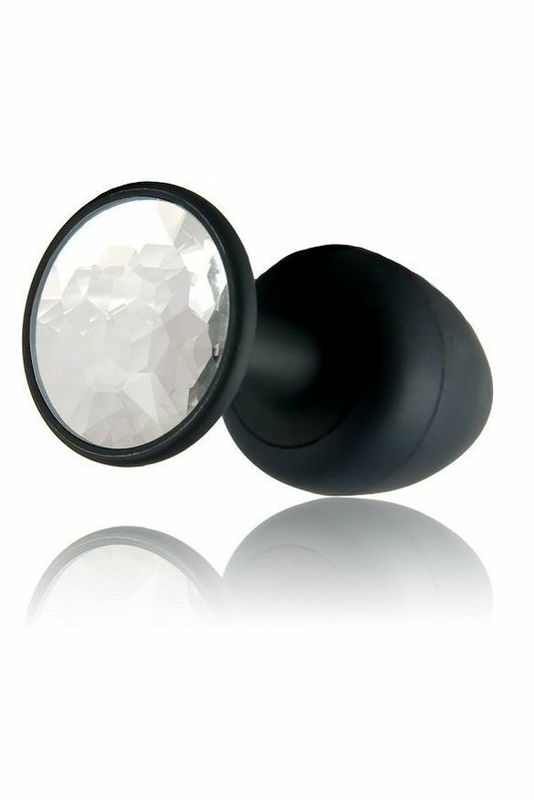 Анальная пробка Dorcel Geisha Plug Diamond XL с шариком внутри, создает вибрации, макс диаметр 4,5см, фото №6