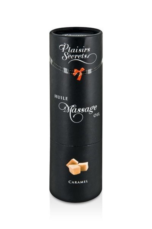 Массажное масло Plaisirs Secrets Caramel (59 мл) с афродизиаками, съедобное, подарочная упаковка, photo number 4