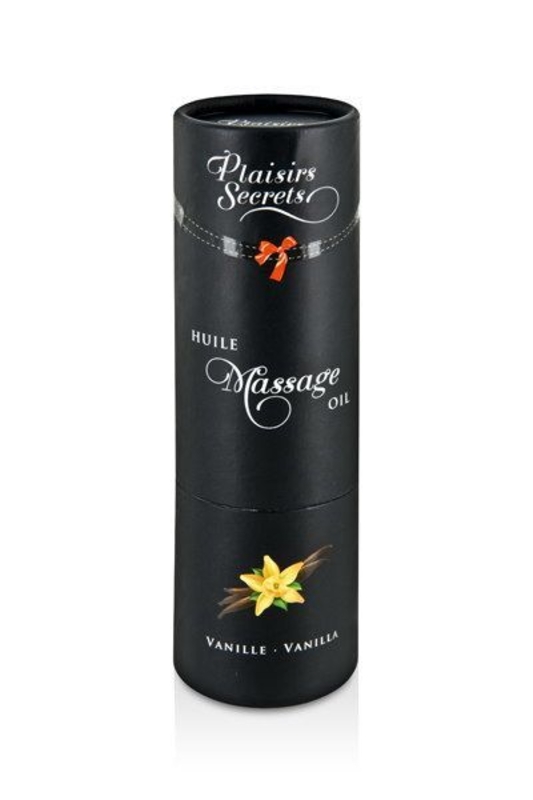 Массажное масло Plaisirs Secrets Vanilla (59 мл) с афродизиаками, съедобное, подарочная упаковка, numer zdjęcia 4