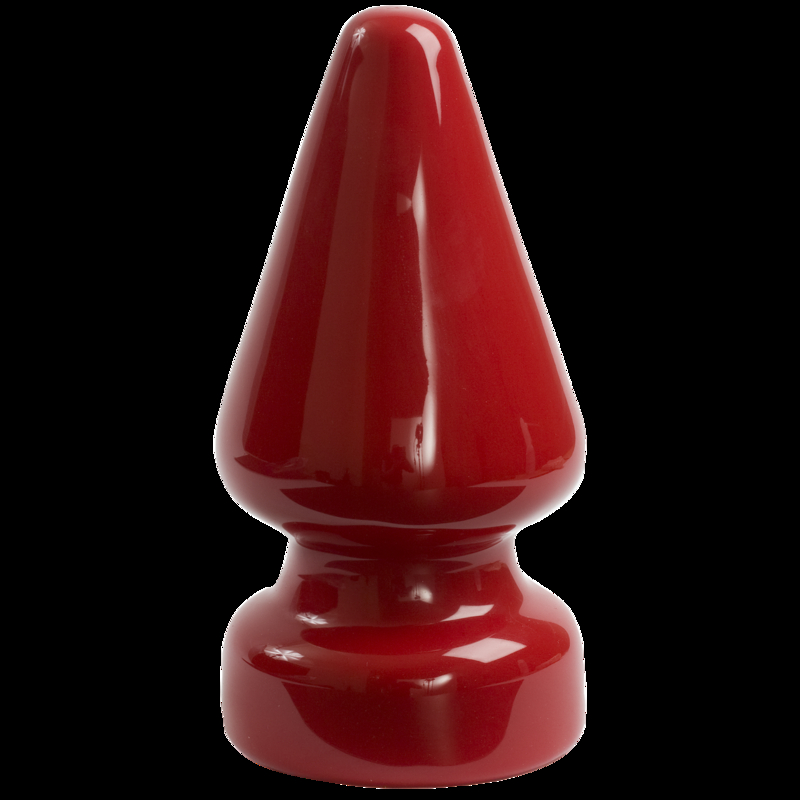 Анальная пробка Doc Johnson Red Boy - XL Butt Plug The Challenge, диаметр 12 см, фото №2
