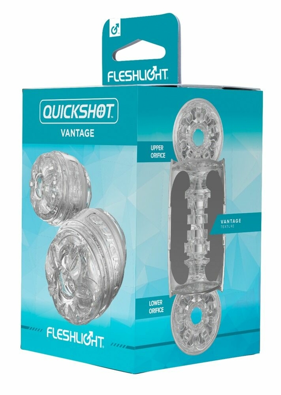 Мастурбатор Fleshlight Quickshot Vantage, компактный, отлично для пар и минета, фото №8