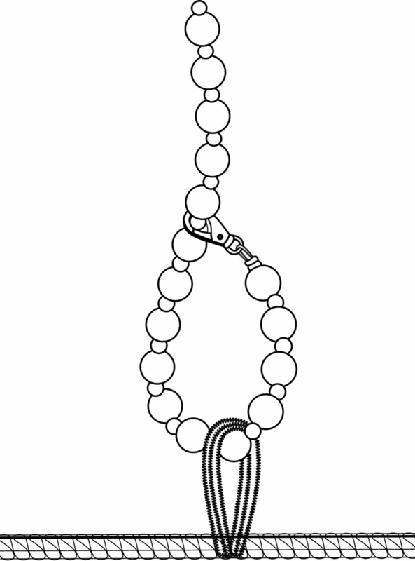 Боди Noir Handmade F297 Libido Deep-V bodysuit with collar, pearl chain and garter - M, numer zdjęcia 8