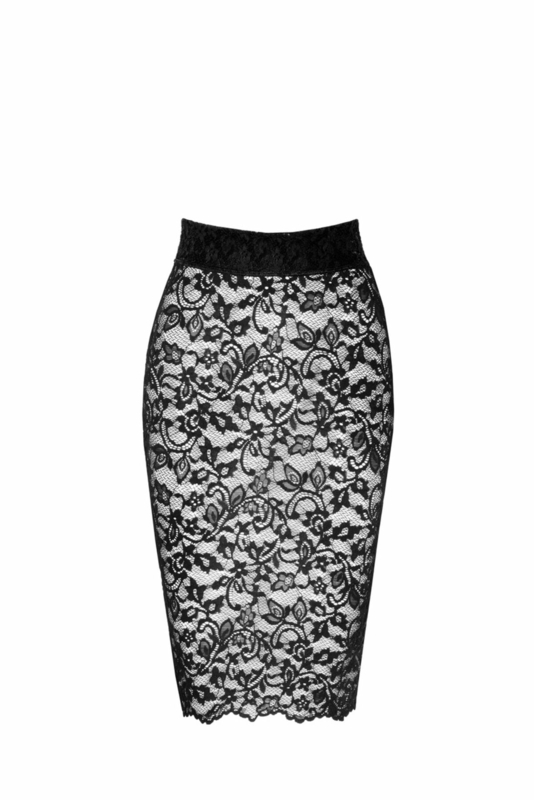 Юбка Noir Handmade F302 Ambivalence lace up midi skirt - S, numer zdjęcia 7