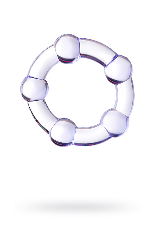 Эрекционное кольцо Toyfa A-Toys, силикон, фиолетовое, фото №2