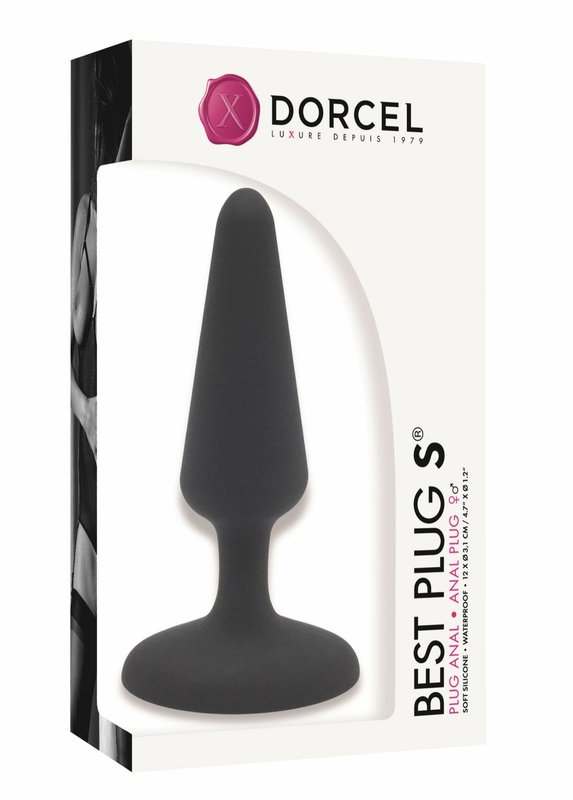 Анальная пробка Dorcel Best Plug S мягкий soft-touch силикон, макс. диаметр 3,1см, фото №3