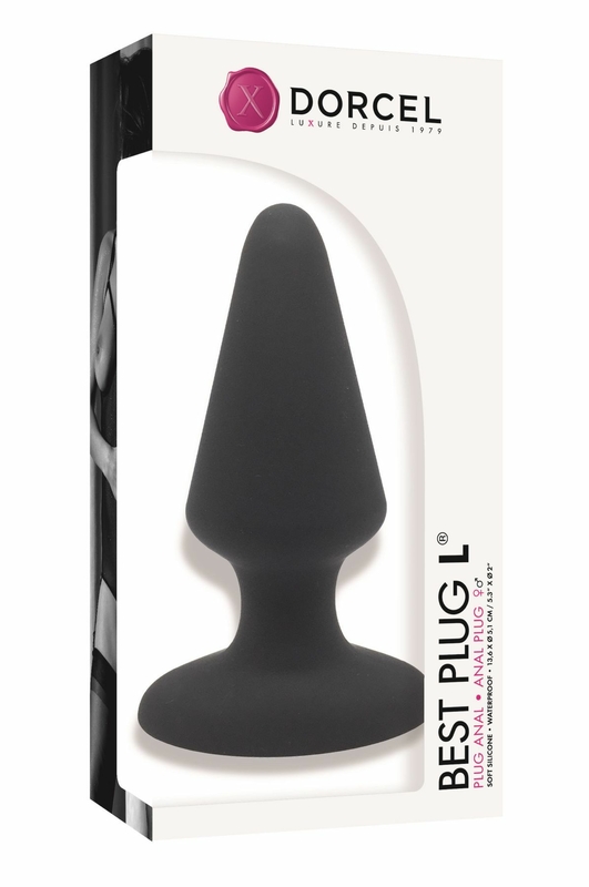 Анальная пробка Dorcel Best Plug L мягкий soft-touch силикон, макс. диаметр 5,1см, фото №3