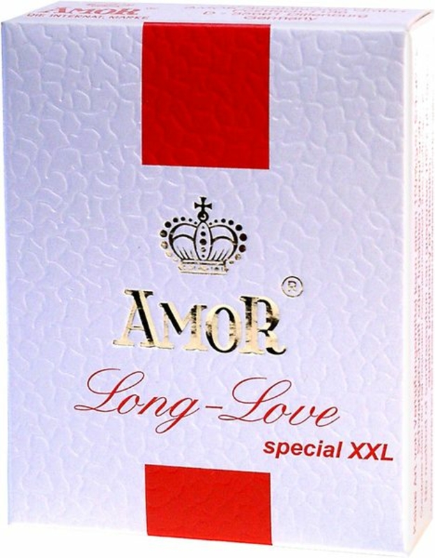 Презервативи - Amor Long Love XXL, 3 шт.